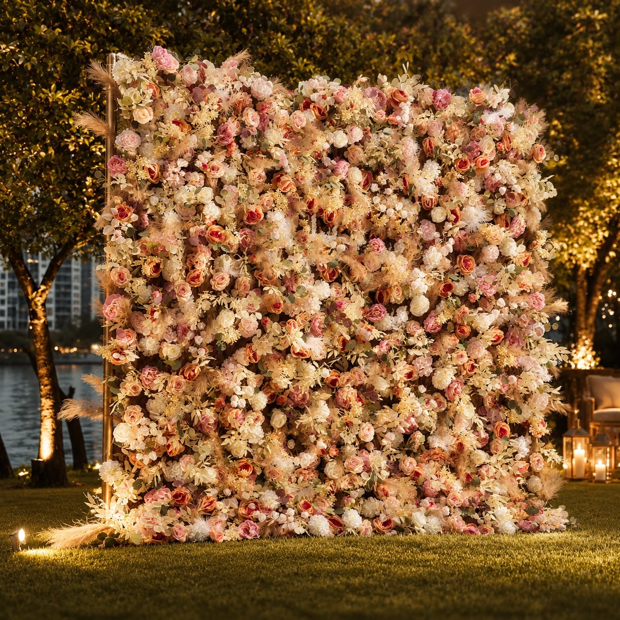 Garden floral wall